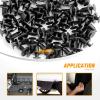 image:imageGOOACC 50PCS Door Panel Retainer with Sealer Compatible for GM Buick Chevrolet Cadillac GMC Hummer H2 Oldsmobile Pontiac Saturn Ford Lincoln MKS Replaces GM 11519031 Hummer H2 2003 100Pcs Clips 8mm