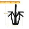 image:imageGOOACC 50PCS Door Panel Weatherstrip Retainers 90651TP8003 90651TA0003 Compatible with Honda CRV CRZ Civic Clarity Fit Acura RLX 2012On20Pcs Grille Clip
