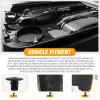 image:imageGOOACC 50PCS Door Panel Weatherstrip Retainers 90651TP8003 90651TA0003 Compatible with Honda CRV CRZ Civic Clarity Fit Acura RLX 2012On50Pcs Fender LinerClips