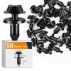 image:imageGOOACC 50PCS Door Panel Weatherstrip Retainers 90651TP8003 90651TA0003 Compatible with Honda CRV CRZ Civic Clarity Fit Acura RLX 2012On50Pcs Lower Radiator Shield Clips