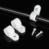 image:imageGOOACC 12 Inch Rope Light PStyle Mounting Clips with Pan Head Phillips Stainless Steel Screws for Wire Management 100 Pack Clips and 100Pcs Screws12 Inch Clips 100Pcs