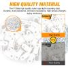 image:imageGOOACC 12 Inch Rope Light PStyle Mounting Clips with Pan Head Phillips Stainless Steel Screws for Wire Management 100 Pack Clips and 100Pcs Screws12 Inch Clips 100Pcs