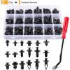 image:imageGOOACC 190 Pcs Car Retainer Clips  18 Most Popular Sizes with 360PCS Car Plastic Rivets Fasteners Push Retainer Kit  18 Sizes with Fasteners Remover for GM Toyota Honda Nissan Mazda Ford Chrysler