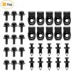 image:imageGOOACC 200 Pcs Universal Plastic Fender Clips Push Bumper Fastener Rivet Clips and 35PCS Engine Under Cover Splash Shield Guard Body Bolts Bumper Fender Liner for GM Ford Toyota Honda Chrysler