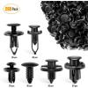 image:imageGOOACC 200 Pcs Universal Plastic Fender Clips Push Bumper Fastener Rivet Clips and 35PCS Engine Under Cover Splash Shield Guard Body Bolts Bumper Fender Liner for GM Ford Toyota Honda Chrysler