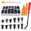 image:imageGOOACC 240PCS Bumper Retainer Clips Car Plastic Rivets Fasteners Push Retainer Kit with Fasteners Remover and 35PCS Engine Under Cover Splash Shield Guard Body Bolts Bumper Fender Liner