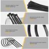 image:imageGOOACC Heavy Duty 8 Inch Ultra Strong Plastic MultiPurpose Cable Zip Ties 100Pack Black